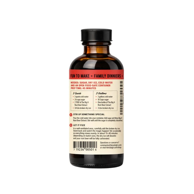 Bottle Label — Back