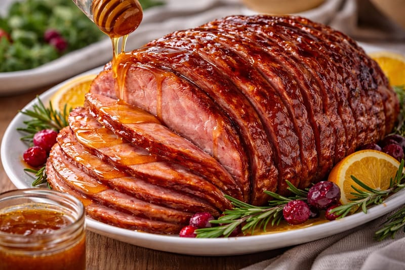 Root beer ham glaze