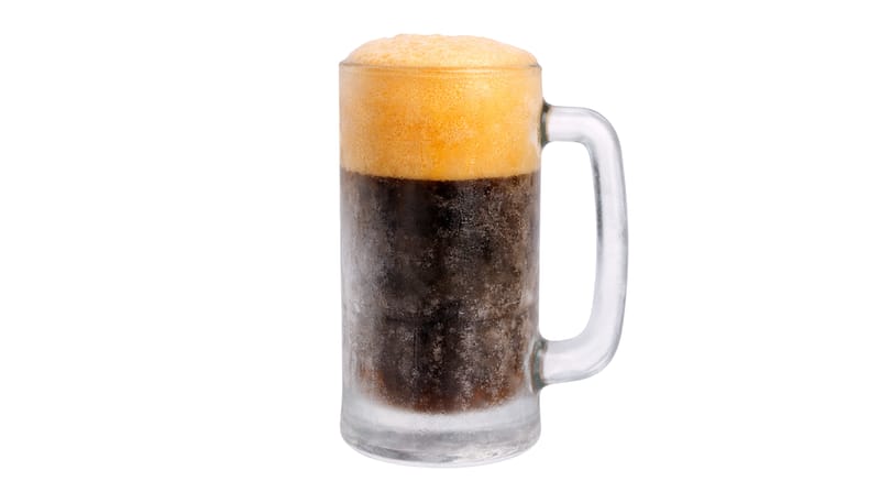 Frosty root beer