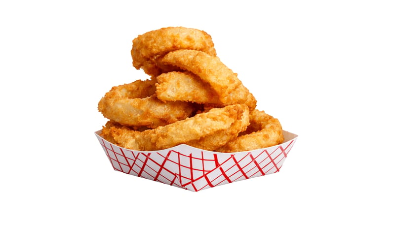 Hand-dipped onion rings